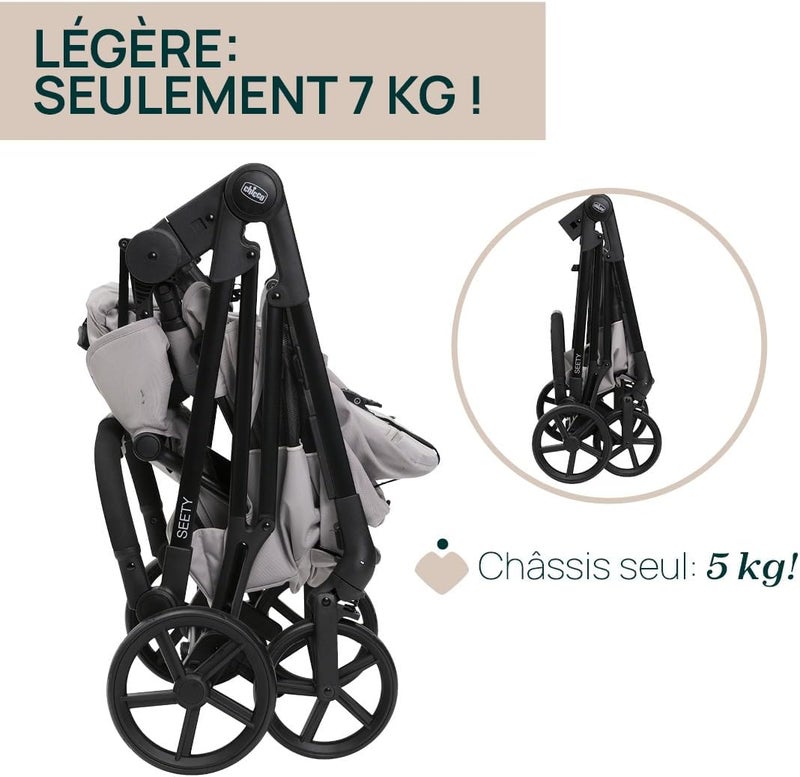 Chicco Seety Stroller 0m-4y, Florence Beige - Image 3